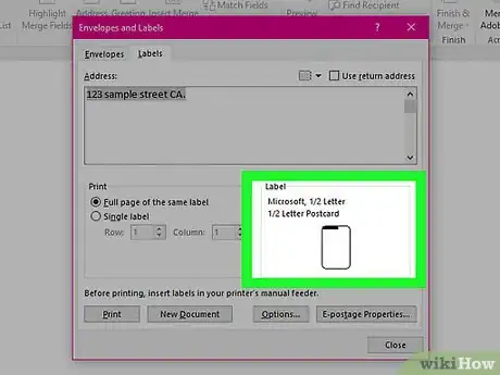 Image titled Create Labels in Microsoft Word Step 37