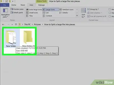 Image titled Split a Large File Into Small Files Using WinRar Step 1