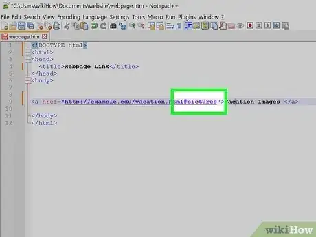 Image titled Create a Link With Simple HTML Programming Step 8