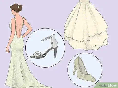 Image titled Select Shoes to Wear With Your Wedding Dress Step 5