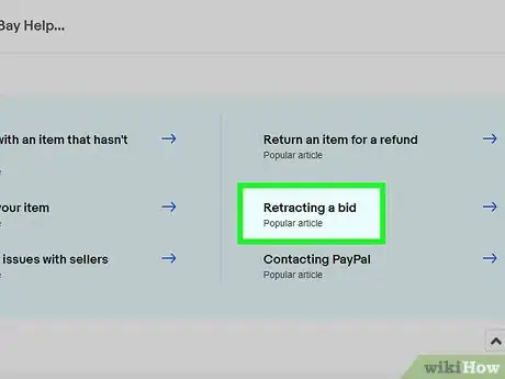 Image titled Cancel a Bid on eBay Step 3