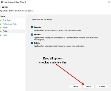 Image titled Remote Desktop Firewall Defender port enable 7A_2