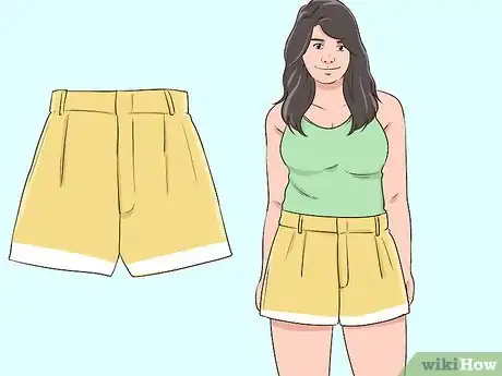 Image titled Wear High Waisted Shorts Step 2