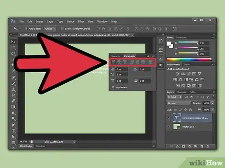 Image titled Justify Text in Photoshop Step 8