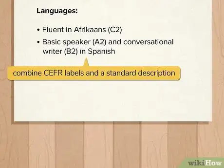 Image titled Write About Languages in Your CV Step 7