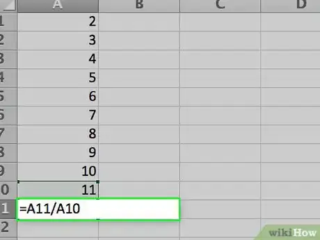 Image titled Calculate Averages in Excel Step 3