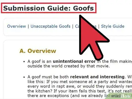 Image titled Submit a Report of a Goof or Error in a Movie to IMDb Step 1