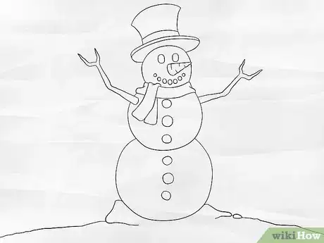 Image titled Draw a Snowman Step 7