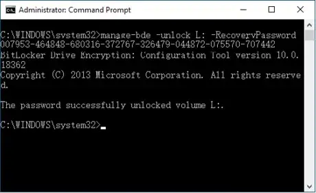 Image titled Unlock bitlocker drive with recovery key cmd.png