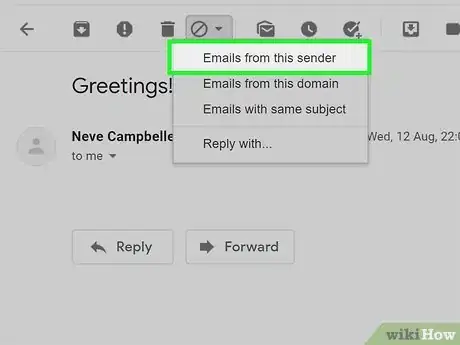 Image titled Block Senders in Gmail Step 12