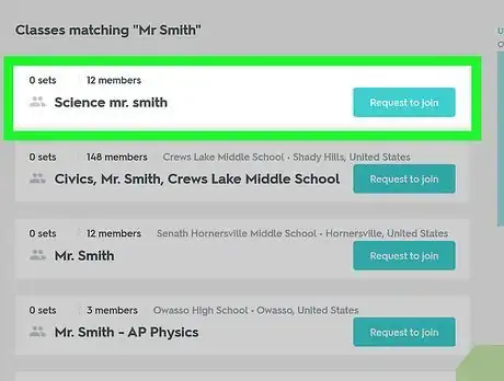 Image titled Join a Class in Quizlet Step 11
