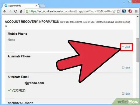 Image titled Change Your Account Recovery Settings on AOL Mail Step 5