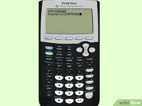 Image titled Make a Simple Program to Simplify Radicals on a TI 84 Step 2