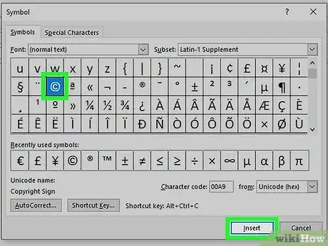 Image titled Insert Symbols in Emails Step 6