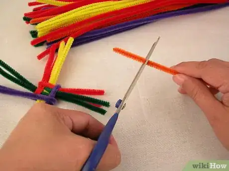 Image titled Make a St Brigid's Cross with Pipe Cleaners Step 9