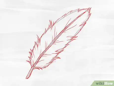 Image titled Draw a Feather Step 6