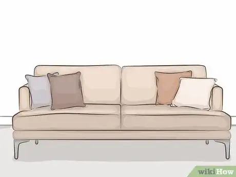 Image titled Decorate a Beige Sofa Step 1