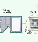 Calculate CFM for Bathroom Fan