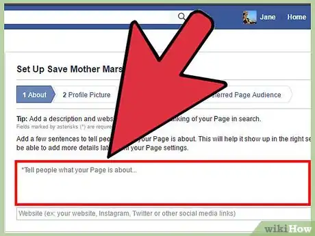 Image titled Make a Facebook Page for a Celebrity or Organization Step 6