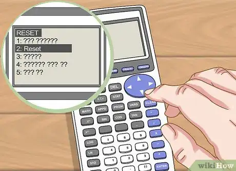 Image titled Reset the TI–84 Calculator Step 5