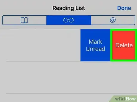 Image titled Remove Items from Safari Reading List in iOS Step 5