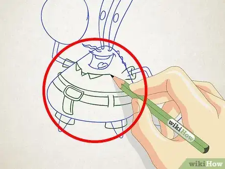 Image titled Draw Mr. Krabs from SpongeBob SquarePants Step 12