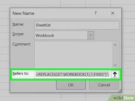 Image titled Create an Index in Excel Step 8