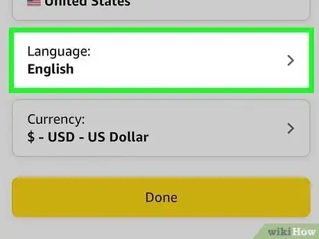 Image titled Change Language on Amazon App Step 5