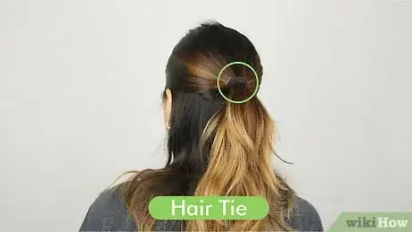 Image titled Make Half Ponytail Hairstyles Step 5