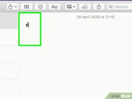Image titled Type an E with an Accent Step 9