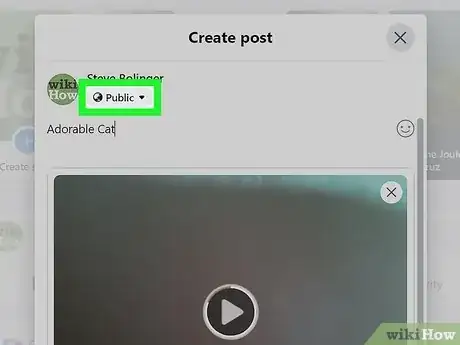 Image titled Upload a Video on Facebook Step 12