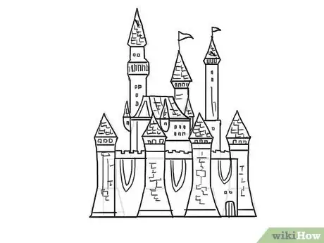 Image titled Draw a Castle Step 20