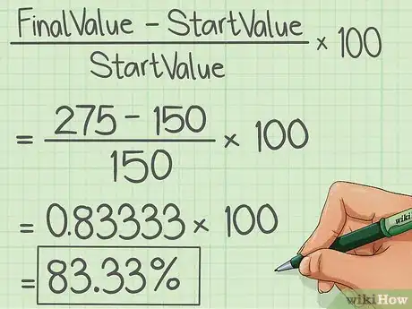 Image titled Calculate an Annual Percentage Growth Rate Step 3