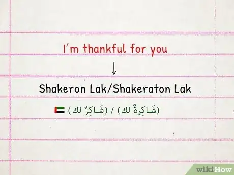 Image titled Say Thank You in Arabic Step 11