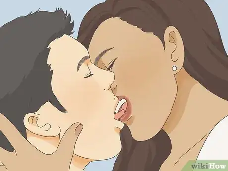 Image titled Initiate a First French Kiss Step 10