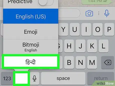 Image titled Write in Hindi on WhatsApp Step 20