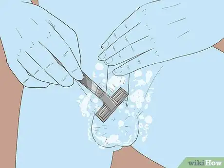 Image titled Shave Your Genitals (Male) Step 9