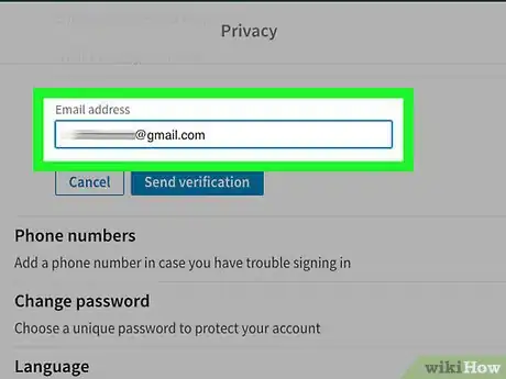 Image titled Change Your Email Address on Linkedin Step 19