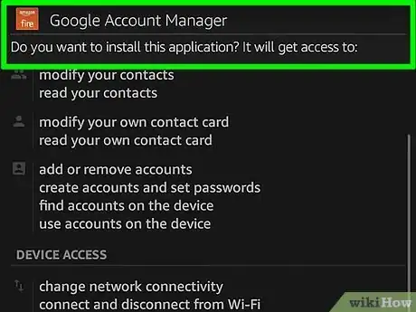 Image titled Install the Google Play Store on an Amazon Fire Step 14