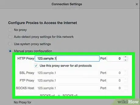 Image titled Enter Proxy Settings in Firefox Step 8