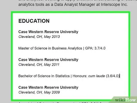 Image titled Make a Resume on Google Docs Step 10