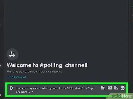 Image titled Create a Poll in a Discord Chat on a PC or Mac Step 5