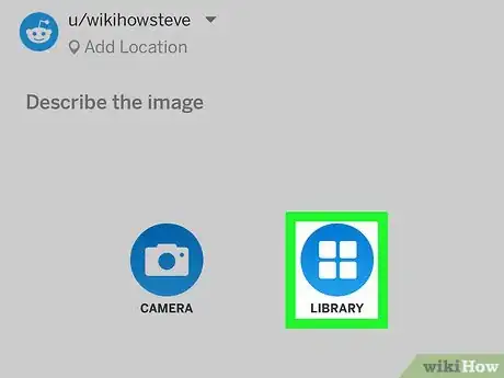 Image titled Post Pictures on Reddit on iPhone or iPad Step 4