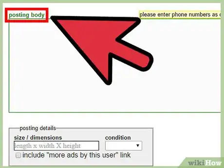 Image titled Post Ads to Craigslist Step 2