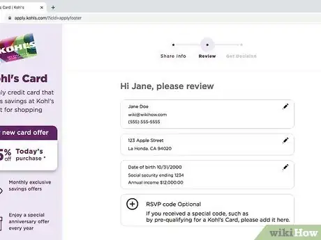 Image titled Apply for a Kohl's Credit Card Online Step 7