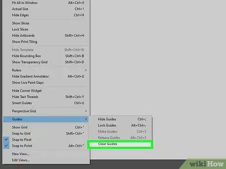 Image titled Remove Guides in Illustrator Step 4