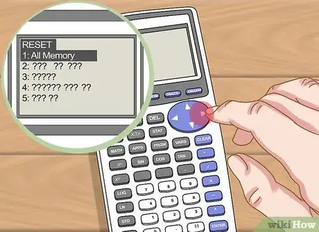 Image titled Reset the TI–84 Calculator Step 4