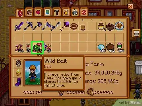 Image titled Attach Bait to Rod Stardew Step 15