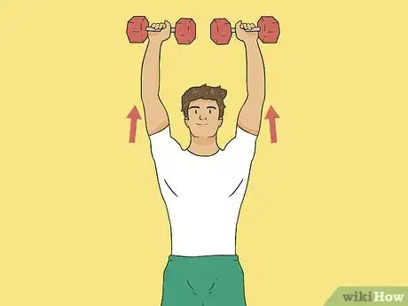 Image titled Dumbbell Press Step 8