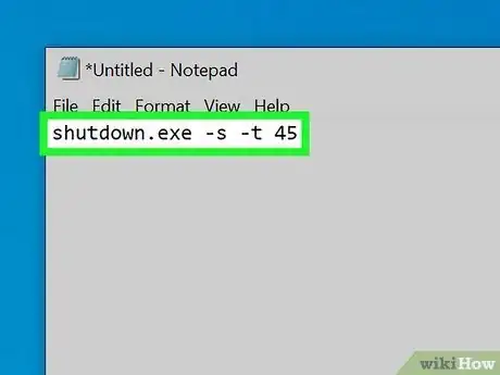Image titled Shut Down a Computer Using Notepad Step 3